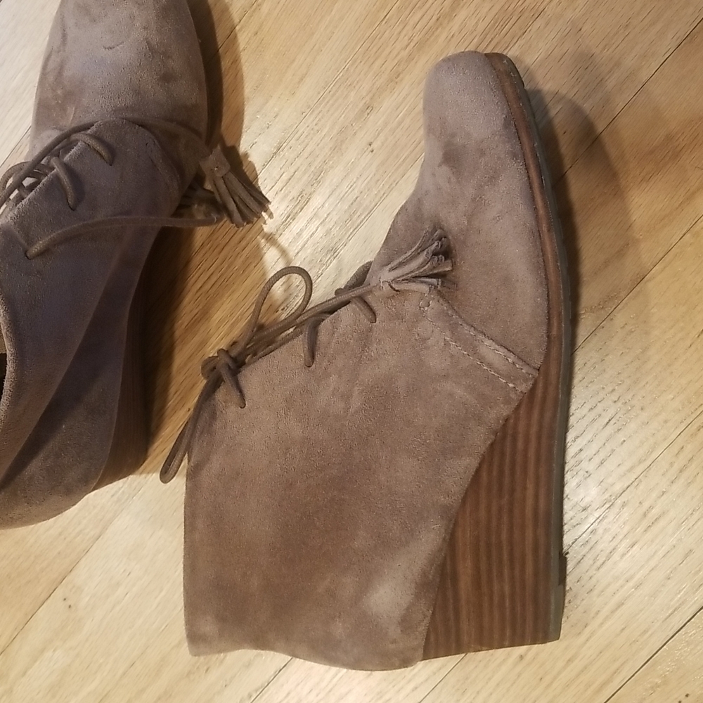 Suede ankle boots
